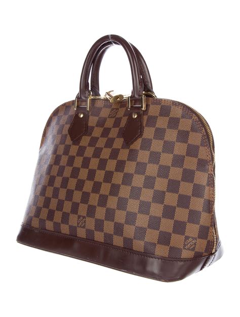 louis vuitton alma mm damier ebene|louis vuitton damier ebene clutch.